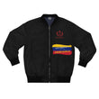 Venezuela Flag Bomber Jacket – "Dios Bendiga Venezuela" Men's Zip Jacket