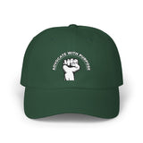Classic Dad Cap — Raised Fist Graphic “Power With Purpose” Embroidered Hat