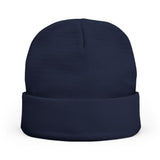 Embroidered 'God Bless Ukraine' Knit Beanie — Supportive Winter Hat