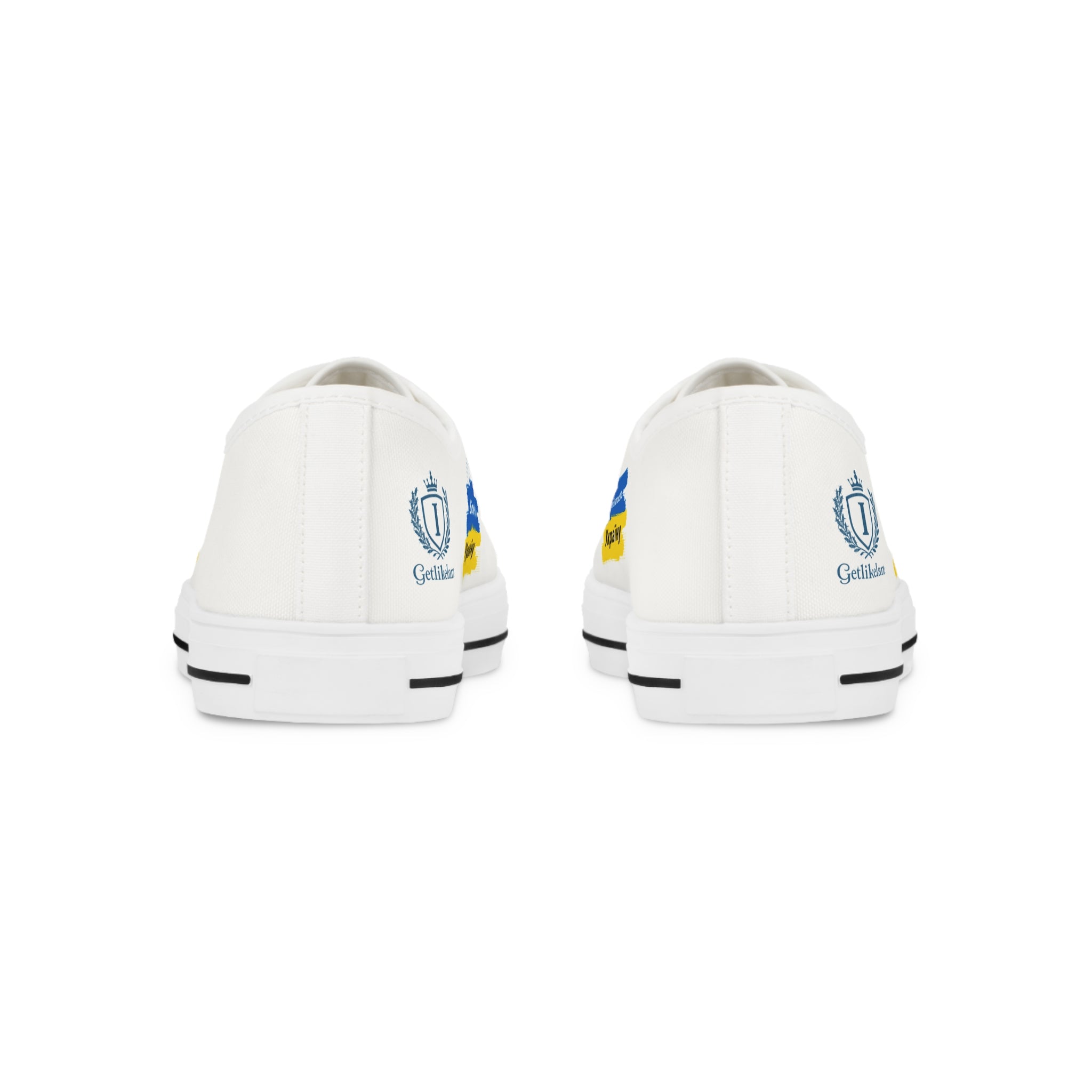 Men's Sneakers — Blue & Yellow Ukraine Pride Graphic