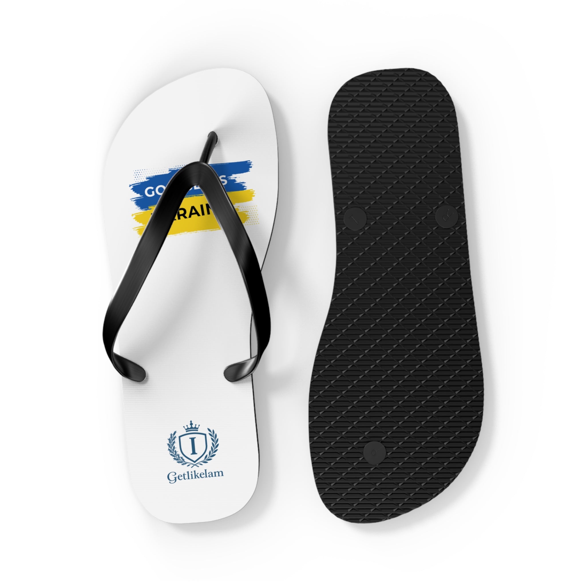 Flip Flops — Get Like I am  Pattern Beach Sandals