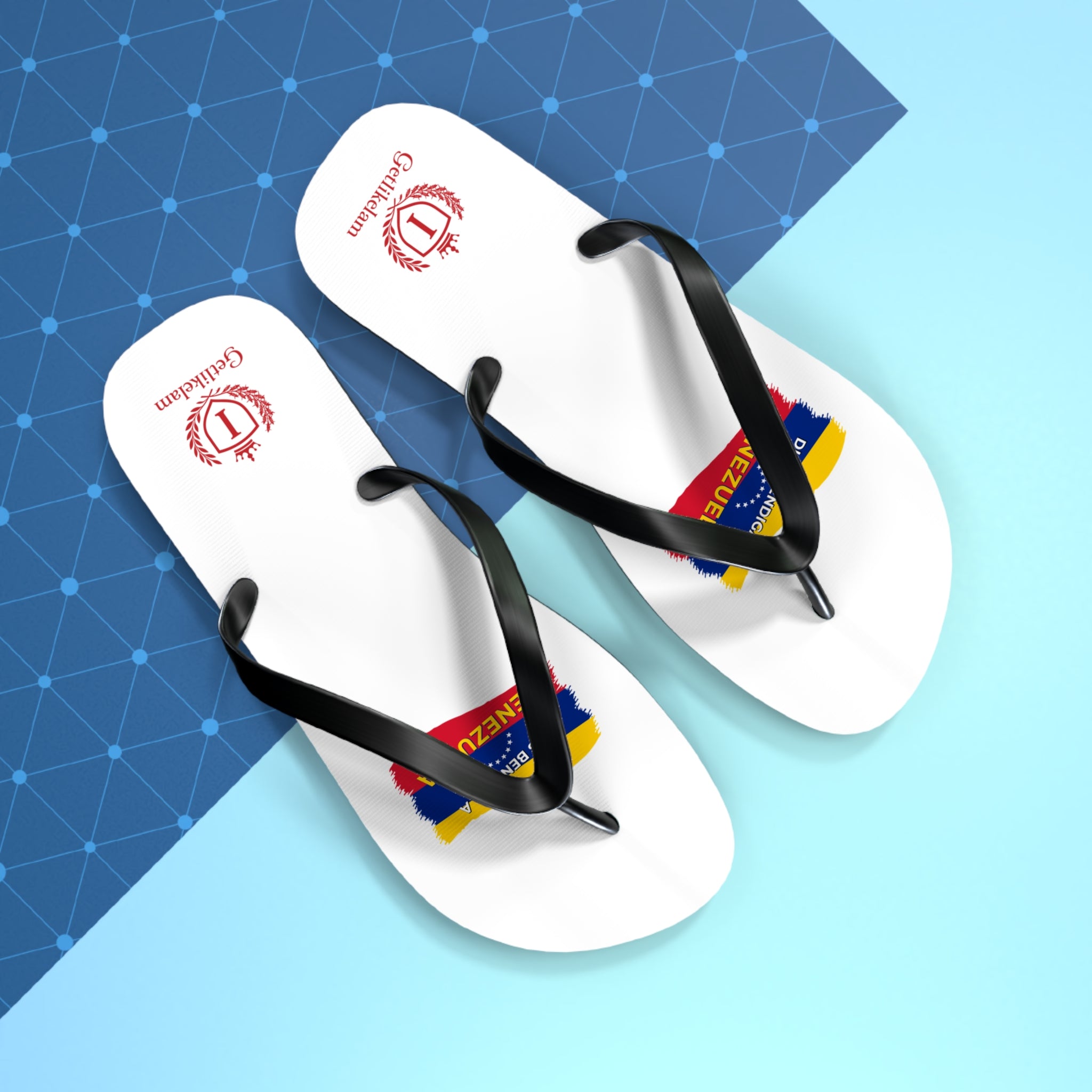 Venezuela Flag Flip Flops – Patriotic Summer Sandals