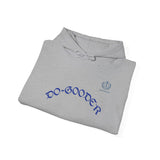Do-Gooder Hoodie — Minimal White Philanthropy Sweatshirt