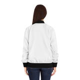 Women's Empowerment Bomber Jacket — Raised Fist Graphic
