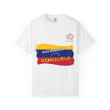 Venezuela Flag T-Shirt — "Dios Bendiga a Venezuela" Patriotic Tee