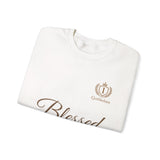 Blessed Crewneck Sweatshirt — Minimal Christian Faith Pullover