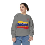 God Bless Venezuela Sweatshirt — Venezuelan Flag Brushstroke Crewneck