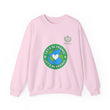 Friendship Earth Crewneck Sweatshirt — "Let's Be Friends" Graphic