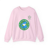 Friendship Earth Crewneck Sweatshirt — "Let's Be Friends" Graphic