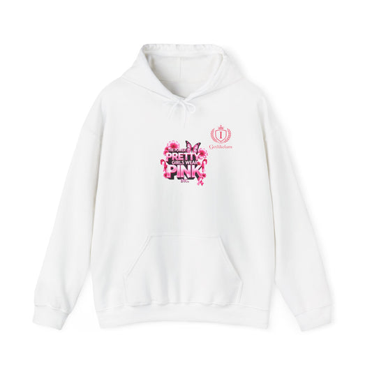 Pretty in Pink Floral Hoodie — Cancer Awareness Comfort Pullover