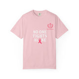 No One Fights Alone T-Shirt — Cancer Awareness Support Tee