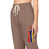 Colombian Flag Crown Sweatpants — Casual Fleece Joggers