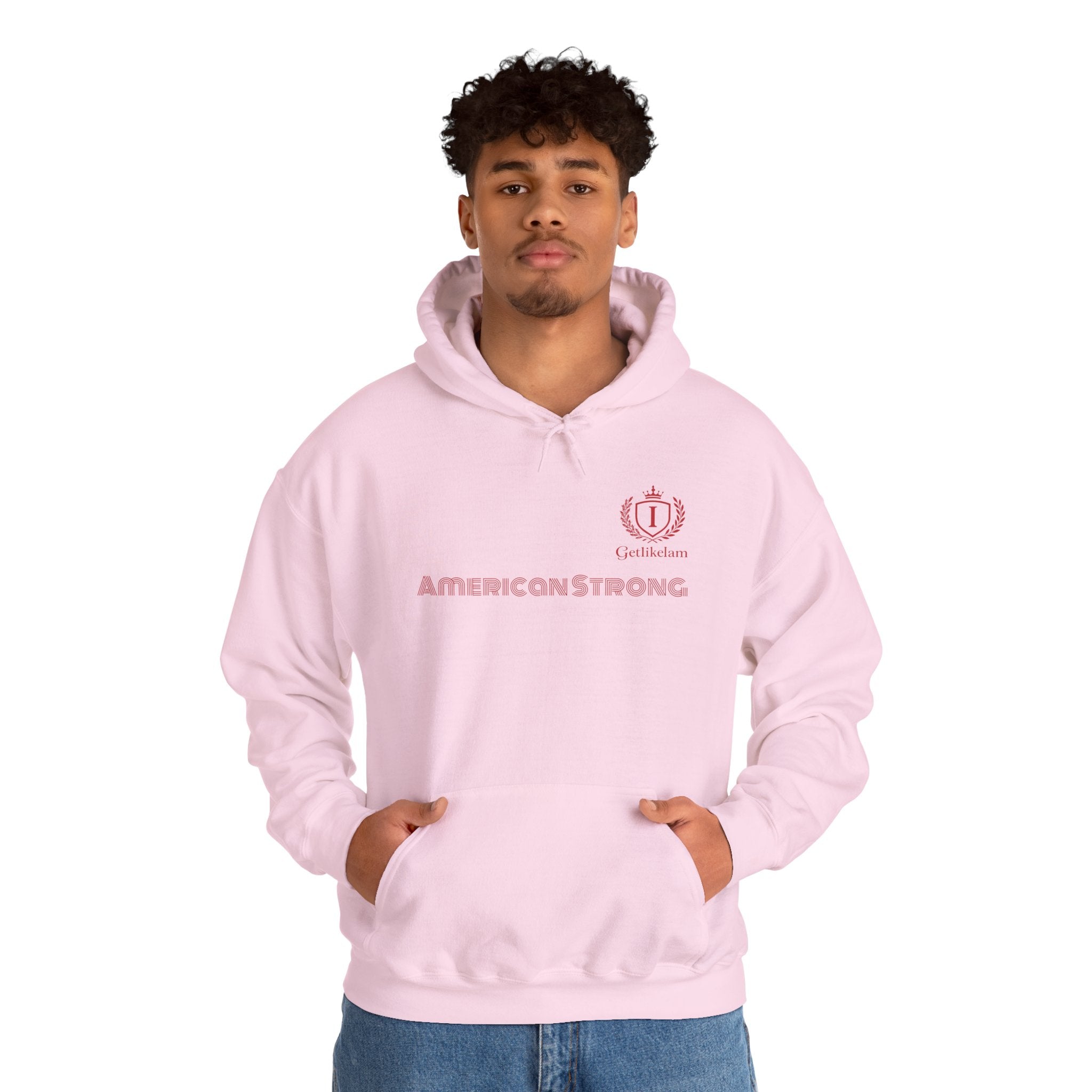 American Strong Hoodie – Patriotic USA Pullover