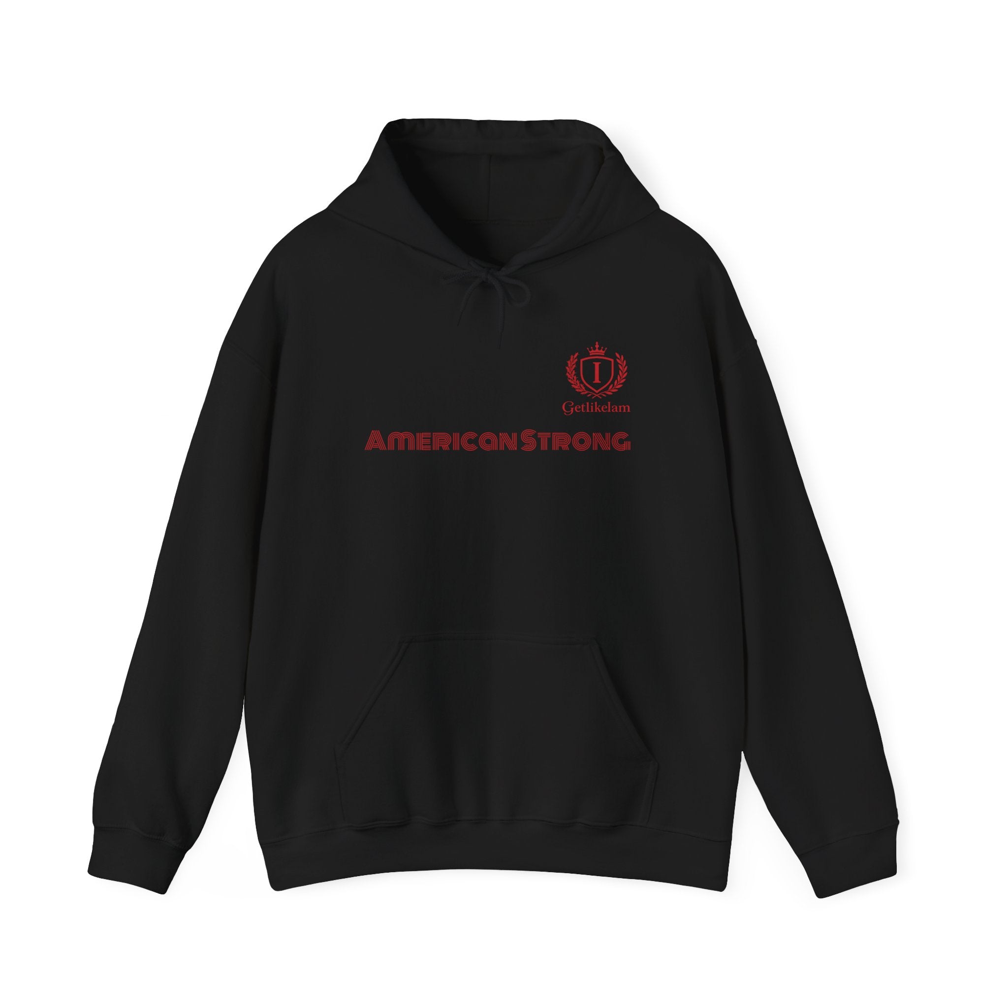 American Strong Hoodie – Patriotic USA Pullover