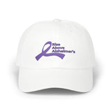 Dad Cap — Rise Above Alzheimer's Purple Ribbon Awareness Hat