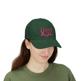 Classic cap with “Together We Beat Cancer” script lettering.