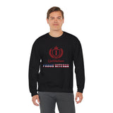 Unisex Crewneck Sweatshirt – Patriotic Military Tribute Sweatshirt for Veterans & USA Pride