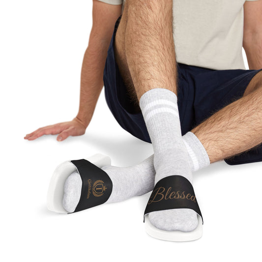 Blessed Slide Sandals — Men's Removable-Strap Pool & Casual Slides