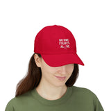 Ball Cap — "No One Fights Alone" Pink Ribbon Cancer Awareness Hat