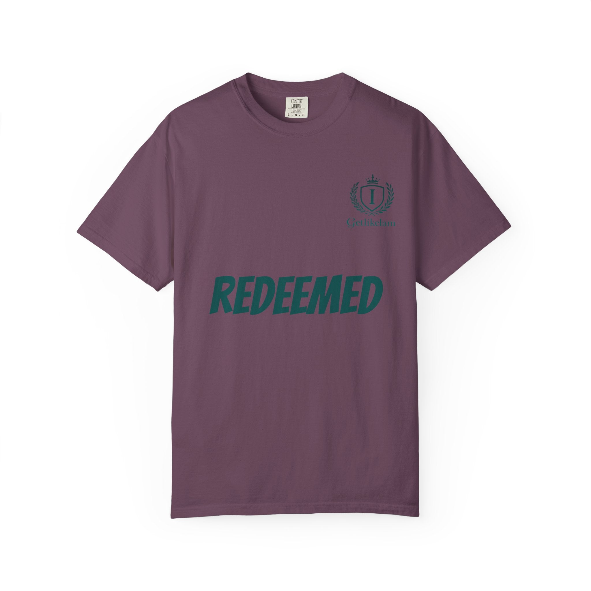 Redeemed Christian T-Shirt — Faith-Based "REDEEMED" Graphic Tee