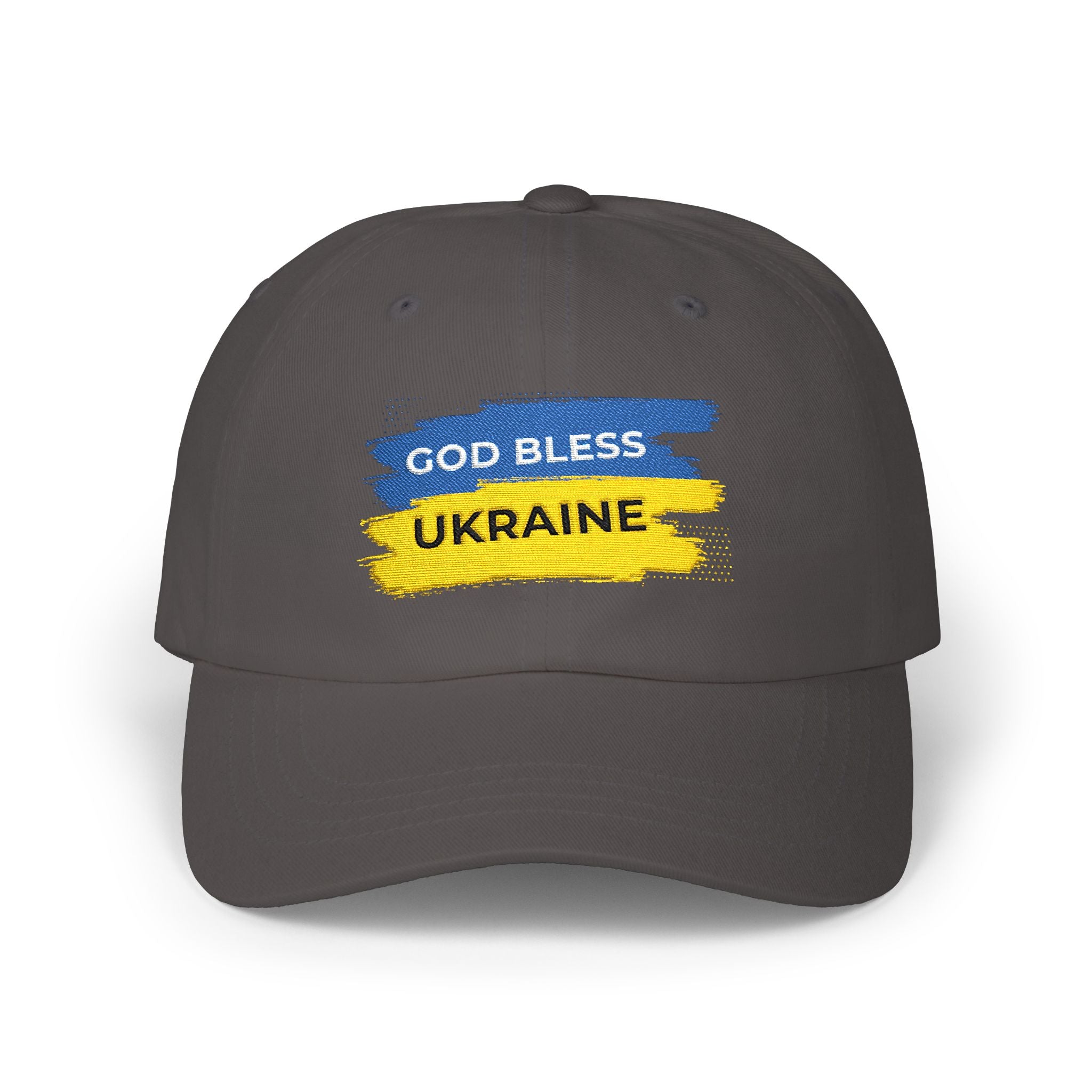 God Bless Ukraine Cap — Embroidered Baseball Hat