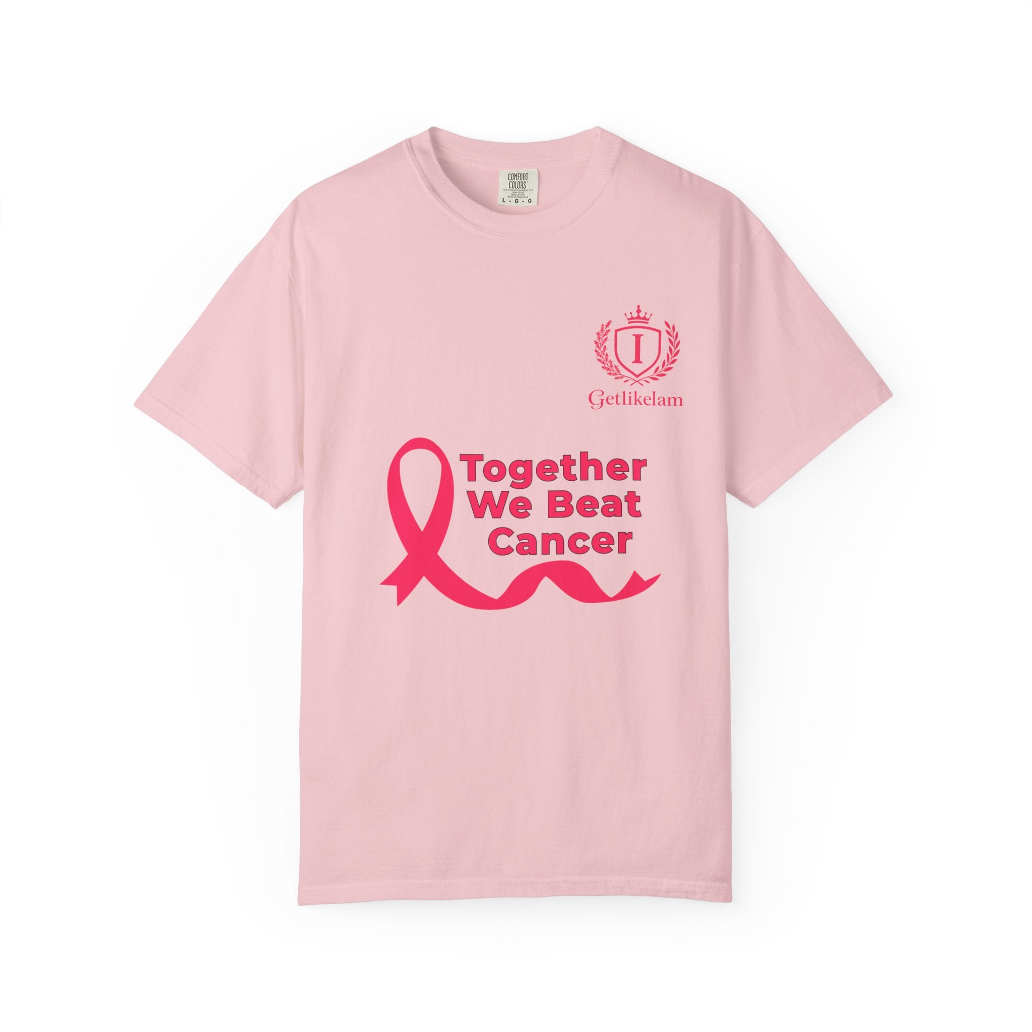 Together We Beat Cancer T-Shirt — Cancer Awareness Ribbon Tee