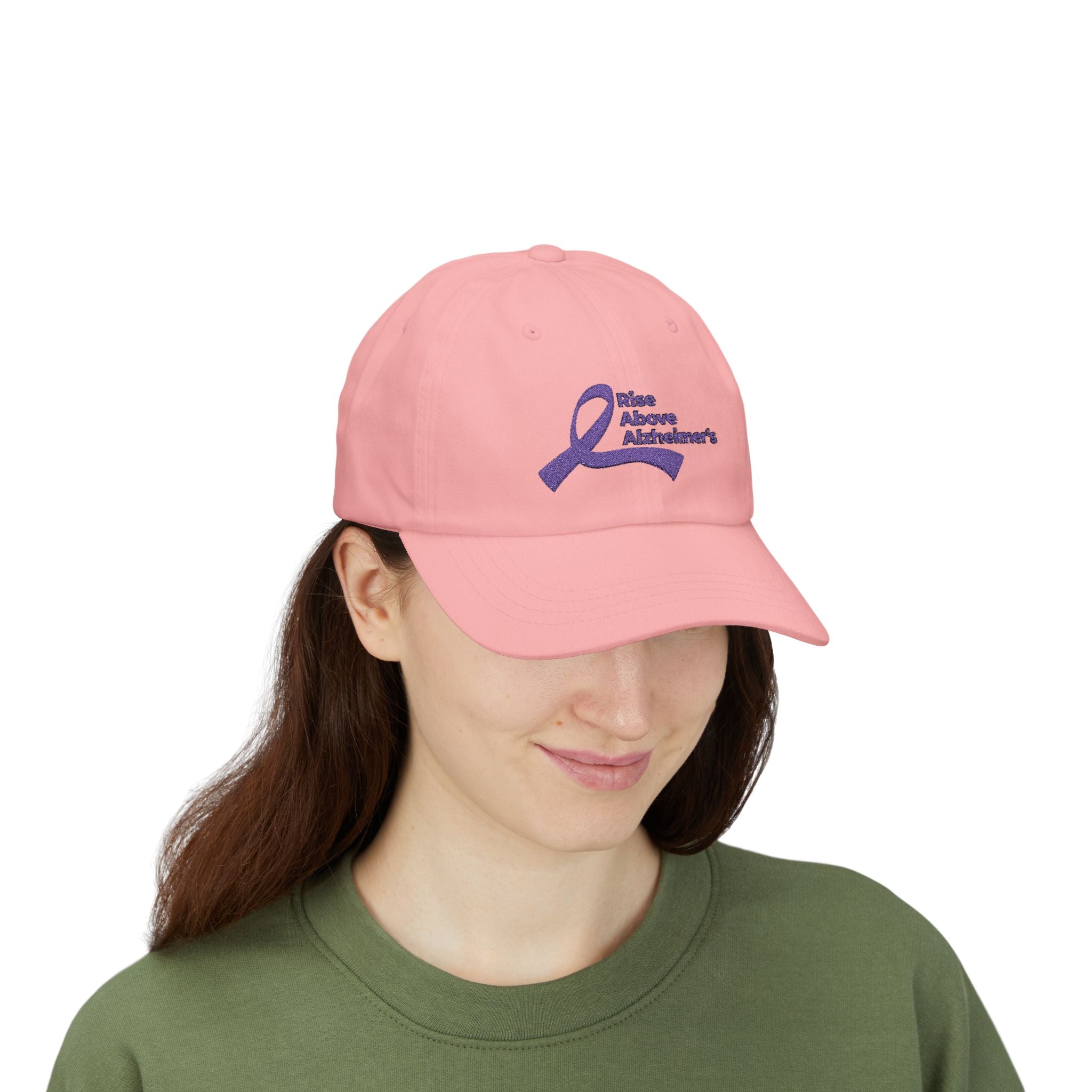 Dad Cap — Rise Above Alzheimer's Purple Ribbon Awareness Hat