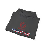 Unisex Hoodie – Patriotic Military Tribute Sweatshirt for Veterans & USA Pride