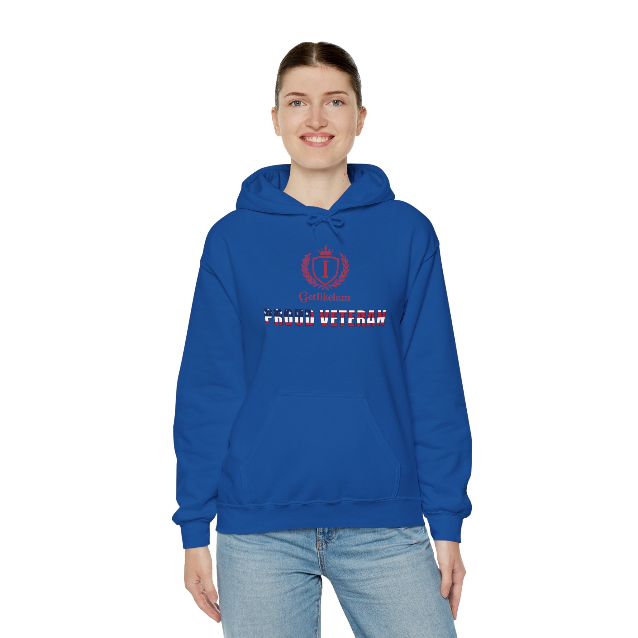 Unisex Hoodie – Patriotic Military Tribute Sweatshirt for Veterans & USA Pride
