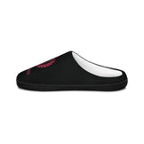 Men's Indoor Slippers — Soft Home Slides with 'NO ONE FIGHTS ALONE' Script